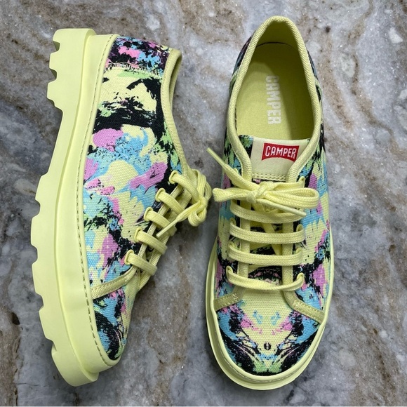 New Camper Brutus Multicolor Canvas Sneakers Size 39 K200576-007 - Picture 13 of 13